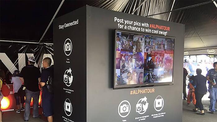 展會屏幕，展會現場，展會